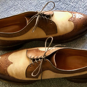 Ralph Lauren Polo Wing Tip Oxford Shoes Size 11 D